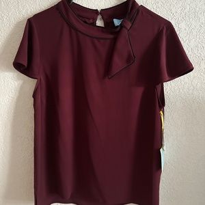 CeCe Deep Claret Shirt Large Brand New